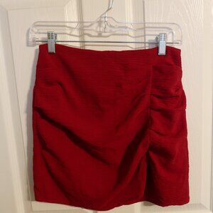 Red Mini Skirt